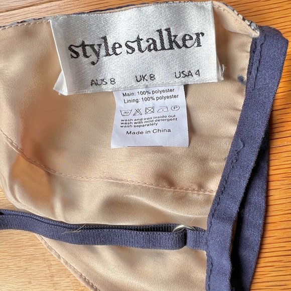 STYLESTALKER Printed Silky Bralette, AUS 8, UK 8, US 4, Small - Picture 3 of 13